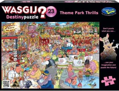 WASGIJ DESTINY PUZZLE 23 - THEME PARK THRILLS 1000pce