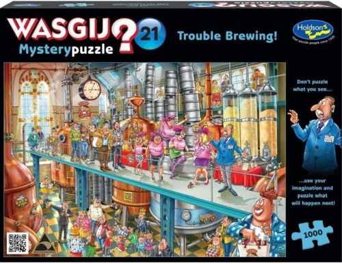WASGIJ MYSTERY PUZZLE 21 - TROUBLE BREWING! 1000pce