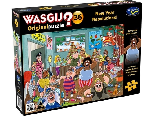 WASGIJ ORIGINAL PUZZLE 36 - NEW YEAR RESOLUTIONS! 1000pce
