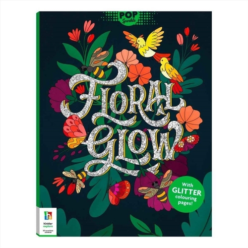 COLOURING BOOK - FLORAL GLOW